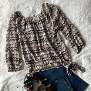 Kaya di Koko blouse, size small